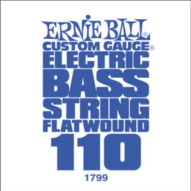 Струна для бас-гітар ERNIE BALL .110 Flatwound Bass P01799, image 